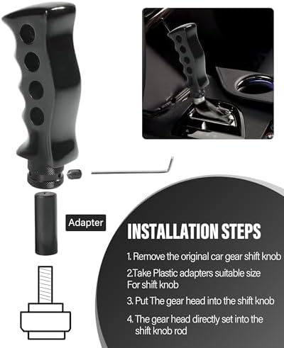 Zlirfy Car Gear Shift Knob, Automatic Shift Knob, Car Accessories, Car Grip - Image 4
