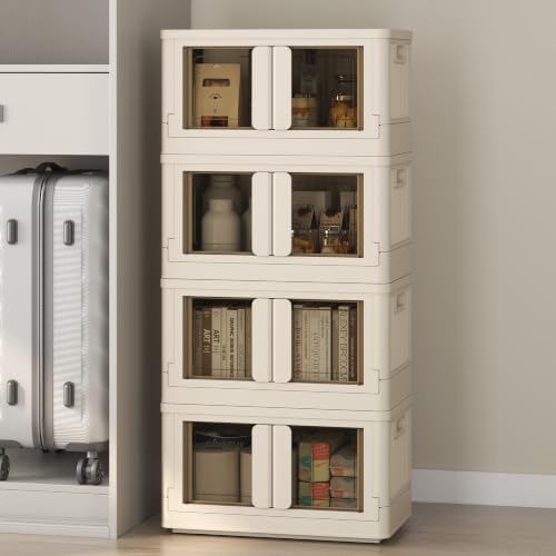 FLEXIMOUNTS 150 QT Stackable Plastic Storage Bins by FLEXIMOUNTS
