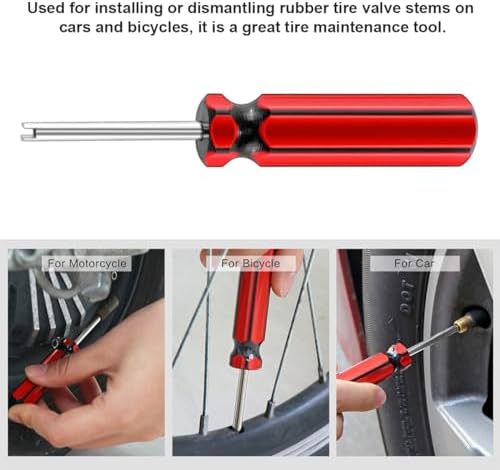 Mandark 10PCS Car Valve Core Removal Tool, 6523339 Vehicle Screwdriver Valve - Image 4
