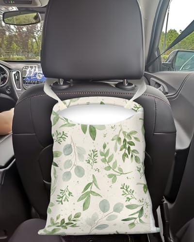 Car Trash Can, Canvas Car Garbage Bag - Image 2