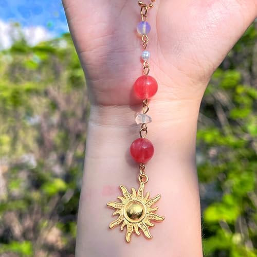 Car Rear View Mirror Accessories Sunshine Car Hanging Ornament, Sun Rearview by Pyotivol