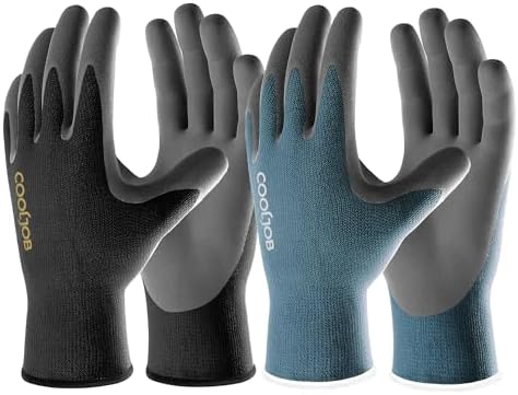 COOLJOB 6 Pairs Gardening Gloves by COOLJOB