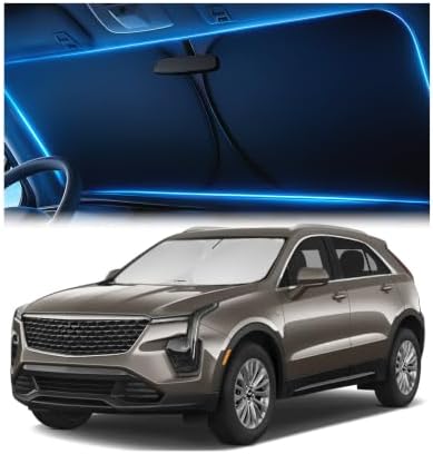 Magnelex Windshield Sun Shade for Cadillac XT4 2019-2025, Foldable Car Window by Magnelex