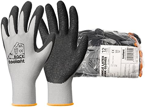 toolant Crinkle Latex Work Gloves, 120 Pairs - Image 6