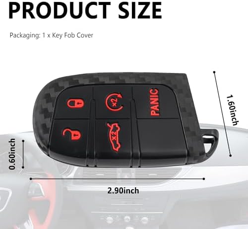 5 Buttons Key Fob Cover, Key Fob Replacement - Image 2