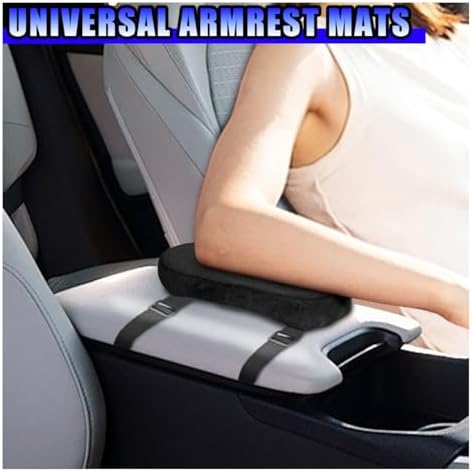 2PCS Car Elbow Pad Arm Rest Cover, Soft Armrest Cushion Pad - Image 5