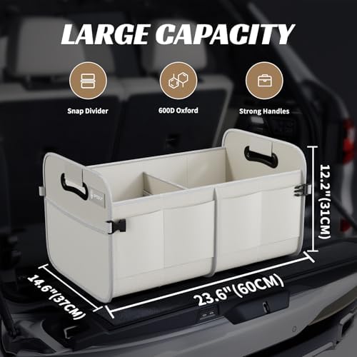 Sposuit Trunk Organizer for Car - 70L Collapsible Sturdy Car Storage - Image 2