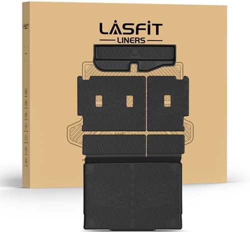 LASFIT Cargo Mats+Rear Back Seat Protector by LASFIT