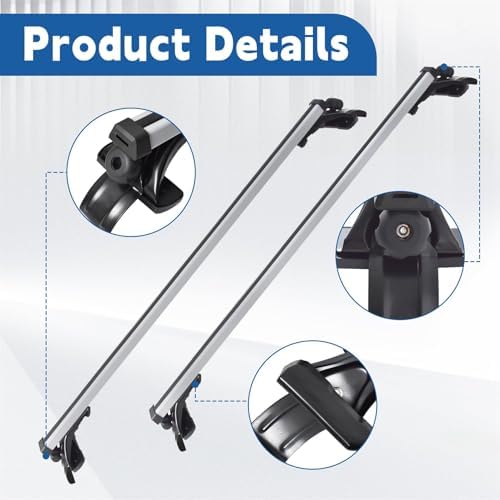 48 Inch Universal Car Top Roof Cross Bar Luggage Cargo Rack - Image 5
