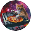Cats Eat Pizza Spare Tire Cover by TZBVTAU