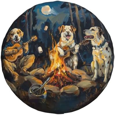 Funny Dog Spare Tire Cover Wheel Protectors - Image 2