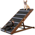 Dog Ramp for Bed, Extra Wide 17", Non-Slip Rubber Surface, Adjustable Folding by AIMSEAL