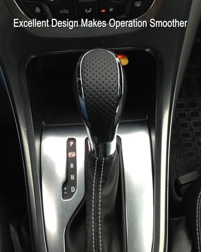 Gear Shifter Knob for Buick Verano 2012-2017, Perforated Leather Black - Image 6