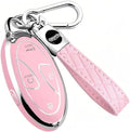 5 Buttons Compatible with Hyundai Key Fob Cover Accessories, Fits by Unknown