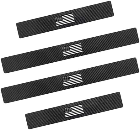 4PCS Car Door Sill Protectors, Scratch-resistant & Anti-slip Vehicle Sill Guards by Unknown