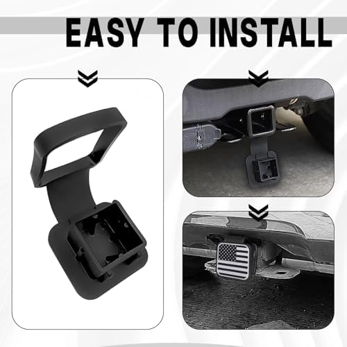 Trailer Hook Dust-Proof Plug, 1.9 Inch Hitch Cover Trailer Hitch Cover - Image 6
