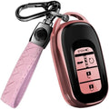 Lucrum Compatible with Honda Key Fob Cover & Keychain by Lucrum