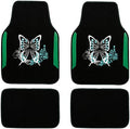 CAR PASS Embroidery Butterfly Car Floor Mats, Universal Fit by CARPASS