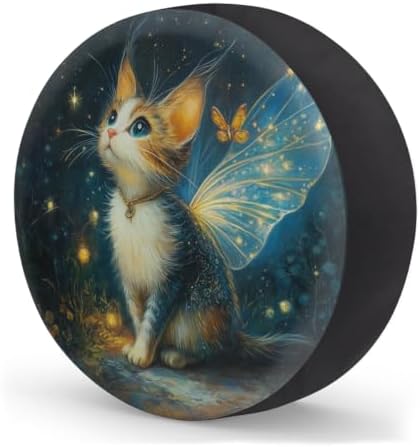 Cat Fairy Spare Tire Cover Dust-Proof Wheel Protector - Image 2