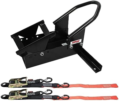 Extreme Max 5600.3204 Deluxe Motorcycle Wheel Chock/Tie-Down Kit by ExtremeMaxProducts