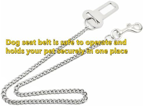 Stainless Steel No chew Dog Car Seat Belt, Stainless Steel Dog Car Seat Belt - Image 5