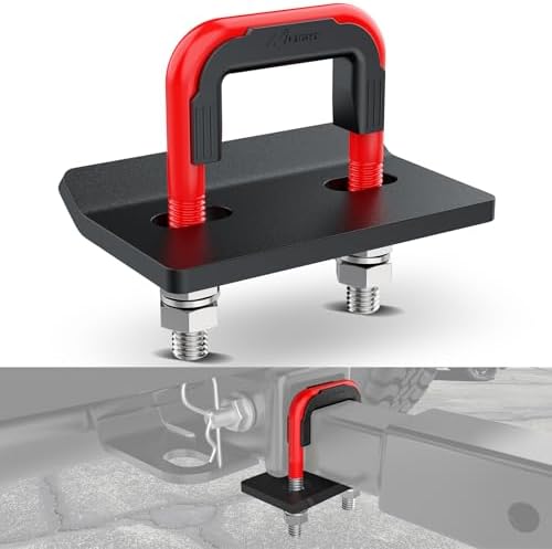 Nilight Trailer Hitch Tightener Anti-Rattle Red U-Bolt by Nilight