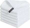 Kitinjoy 100% Cotton Waffle 6-Pack Kitchen Towels by Kitinjoy