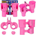 ROBOCUP, Patented Clamp On Boat Cup Holder |Multifunction Dual Drink Caddy by RoboCup
