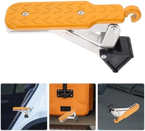 UKCOCO Adjustable Car Door Step Folding Pedal, 7-Level Universal Fit - Image 7