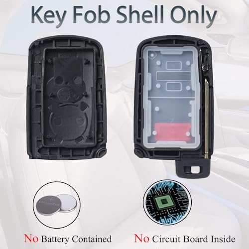 SUPALAND Smart Key Fob Shell Case Replacement Fits - Image 4