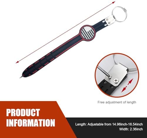 Car Anti Static Strip, Adjustable Static Conductive Rubber Towing Belt - Image 2