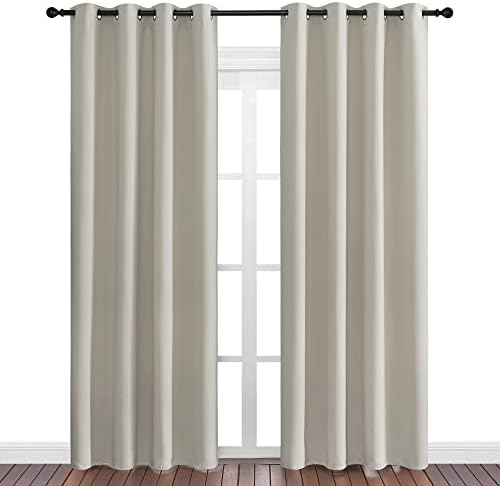 NICETOWN Natural Room Darkening Curtains - Image 2
