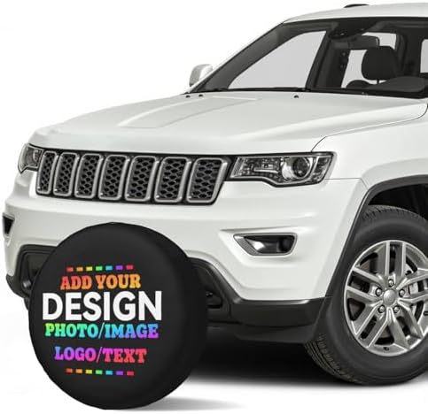 Custom Spare Tire Cover Design Your Photo Text Business Logo 14 Inch - Image 3