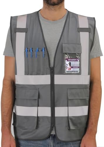 Dib Safety Hi Vis Reflective Safety Vest by HighVisibilityWorkwear