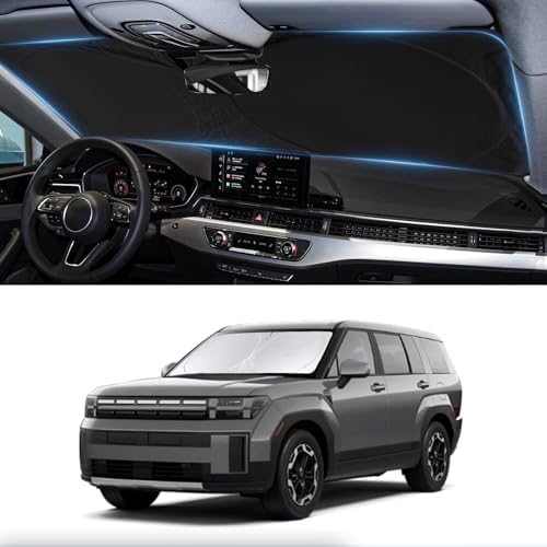 Sun Shade for Hyundai Santa Fe 2019-2024 2025 2026 2027 Windshield Sunshade - Image 4