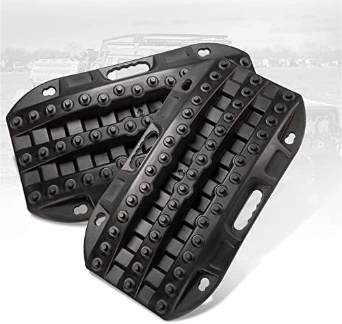 BUNKER INDUST Off Road Traction Boads, Snow Ramps-Black Tire Traction Tool by BUNKERINDUST