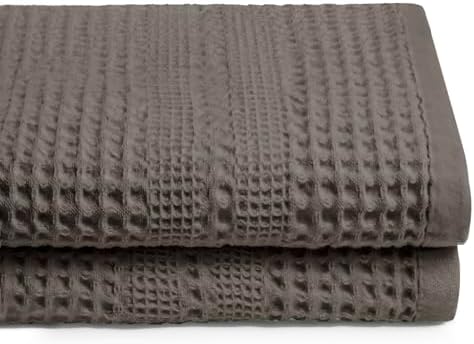 GILDEN TREE Waffle Towels for Bathroom, 100% Cotton Quick Dry Towel, Waffle by GildenTree