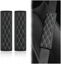 2PCS Car Seat Belt Cover Pads, Leather Seatbelt Covers Protect Shoulder and by wedfish