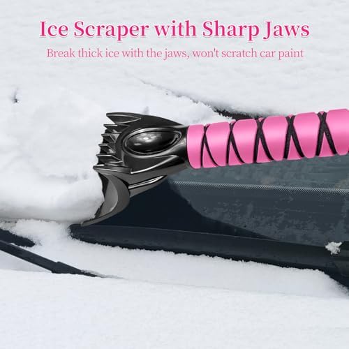 HEEYA 51 Inch Long Scraper Snow Brush - Image 5