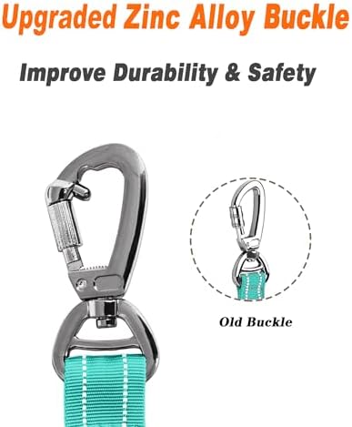 AUBELL Tactical Dog Leash Heavy Duty, 4-6ft No Pull Bungee Leash - Image 2