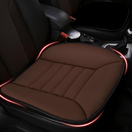 MYFAMIREA 2PCS Car Seat Cushion Pad 1.2" Thick Comfort Seat Protector by MYFAMIREA