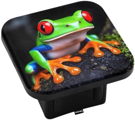 Swono 2 Inch Trailer Hitch Cover Tree Frog, Animal Red Eye Tree Frog Tree by Swono