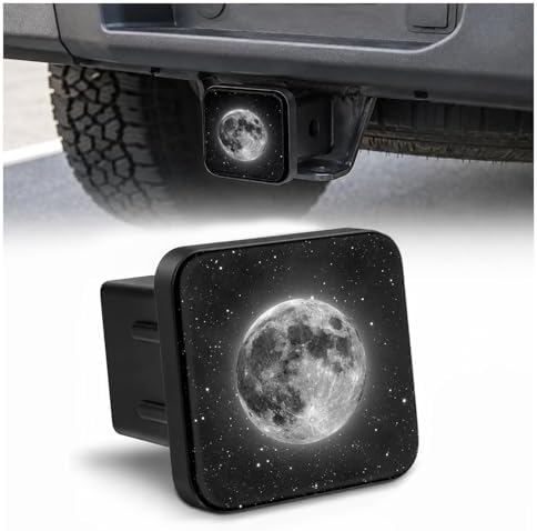 2" Hitch Cover Full Moon Rubber Towing Hitch Covers Hitch Protector by Unknown