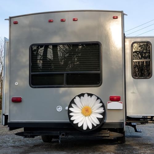 Delerain Daisy Spare Tire Cover Wheel Protectors Sun Protector Waterproof - Image 6