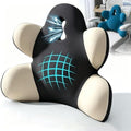Lumbar Support Pillow for Office Chair, Back Support Pillow for Car by Sothuba