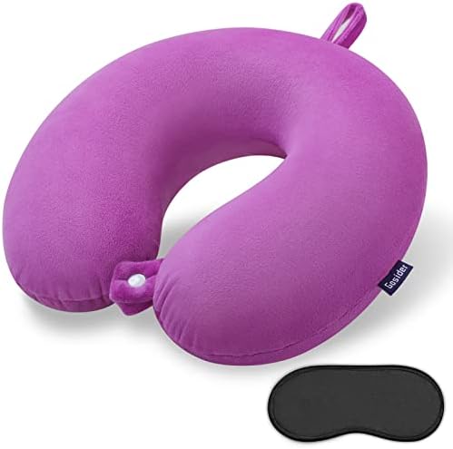 Travel Pillow Memory Foam Neck Pillow Airplane Car by Gosider