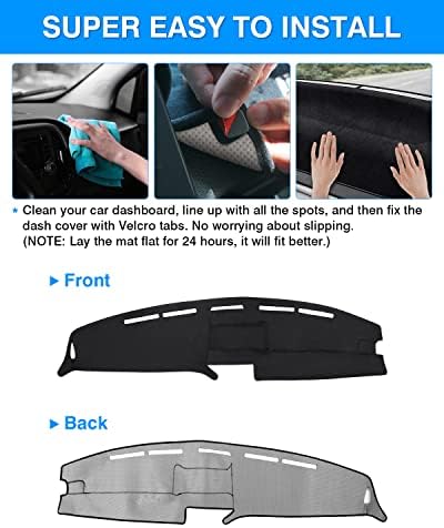 Autorder Dashboard Cover Mat for 1992-1996 Ford F150 F250 F350 Accessories Dash - Image 5