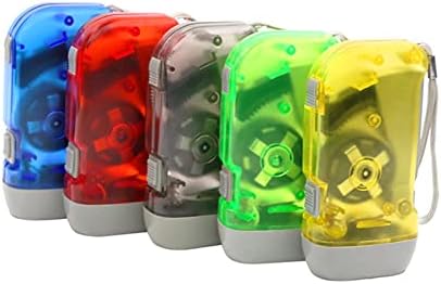 EUBUY Hand Crank Flashlights for Emergencies, LED Immediate Torch Light by EUBUY