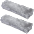 Andalus Brands 2-Pack Authentic Sheepskin Seat Belt Cover Pad – Ultra Soft Car by AndalusBrand
