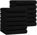 Homaxy 100% Cotton Oversized Waffle Weave Kitchen Towels 12-Pack by Homaxy